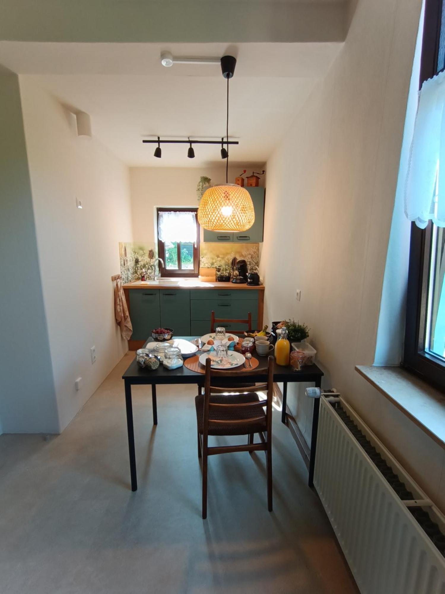 Minicamping Und B&B Apartment Hintergarten Niederorschel Exterior foto
